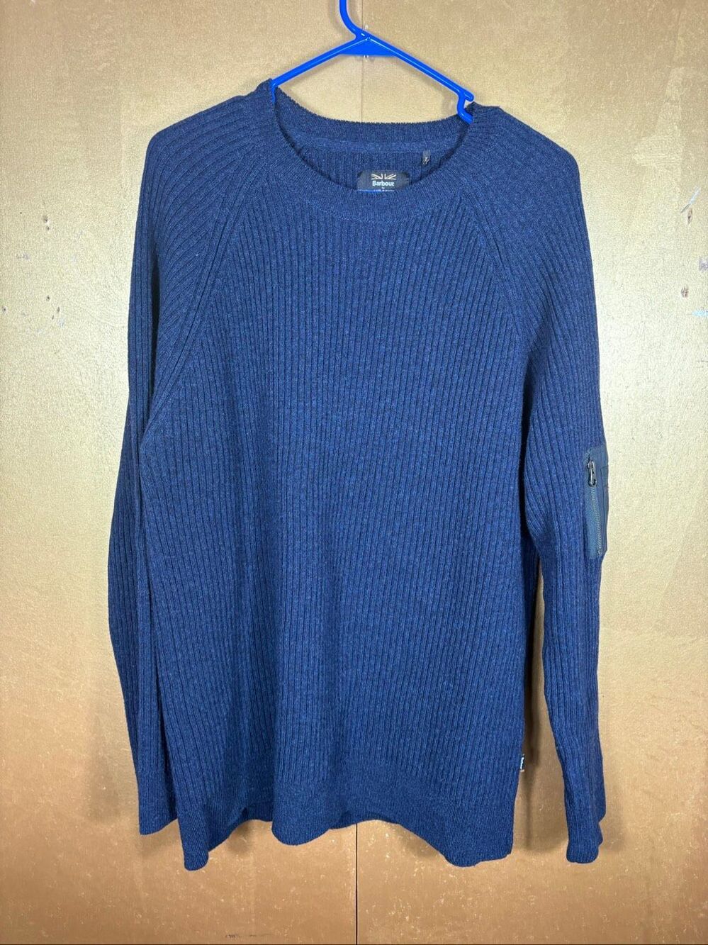 Barbour x Land Rover mens ribbed sweater size L